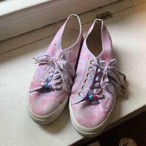 Loveshackfancy tie dye pink sneakers